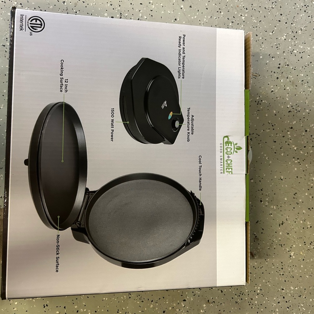 New . Electric pizza maker
